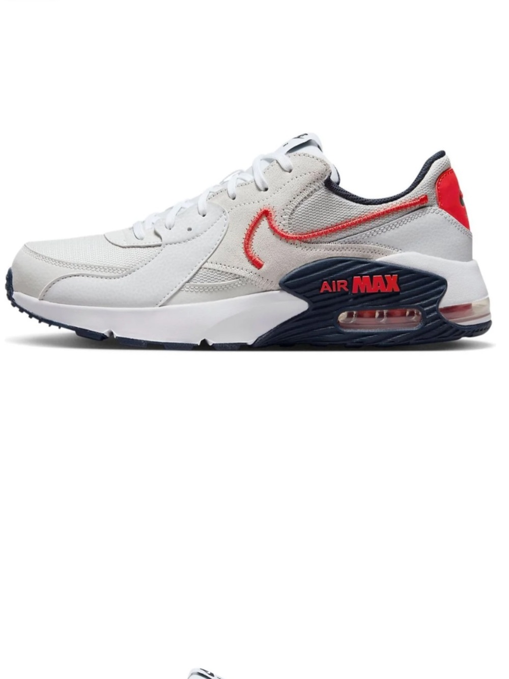Nike White and red Air Max Sneakers